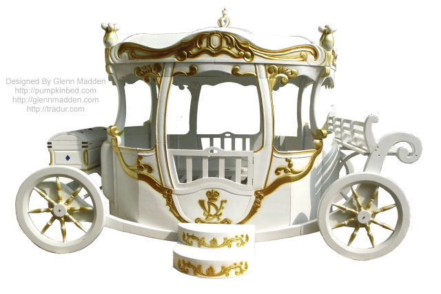 Princess pumpkin outlet carriage bed