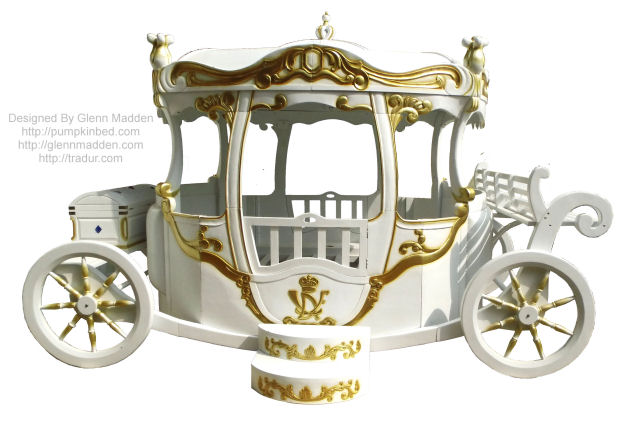 Cinderella Bed design by Glenn Madden